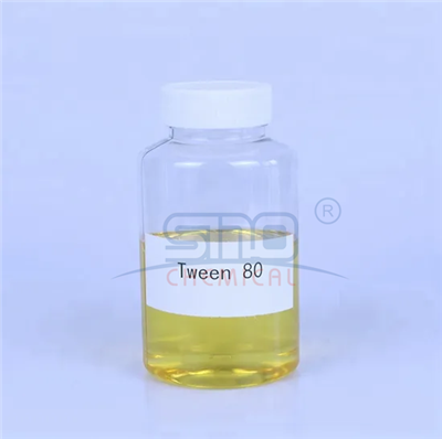 Cas 9005-65-6 Surfactant Cosmetig Gradd Bwyd Emulsifier Polysorbate 80 Tween 80